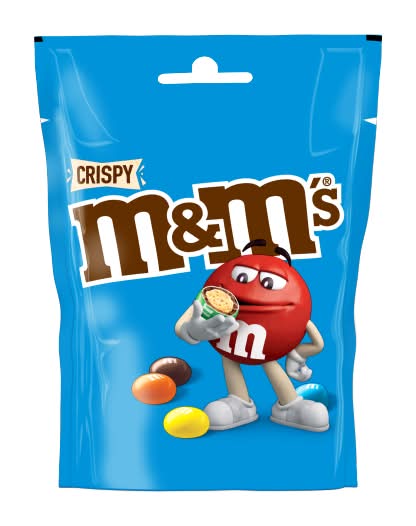 M&M's Crispy, Chocolate Bites Pouch (107g)