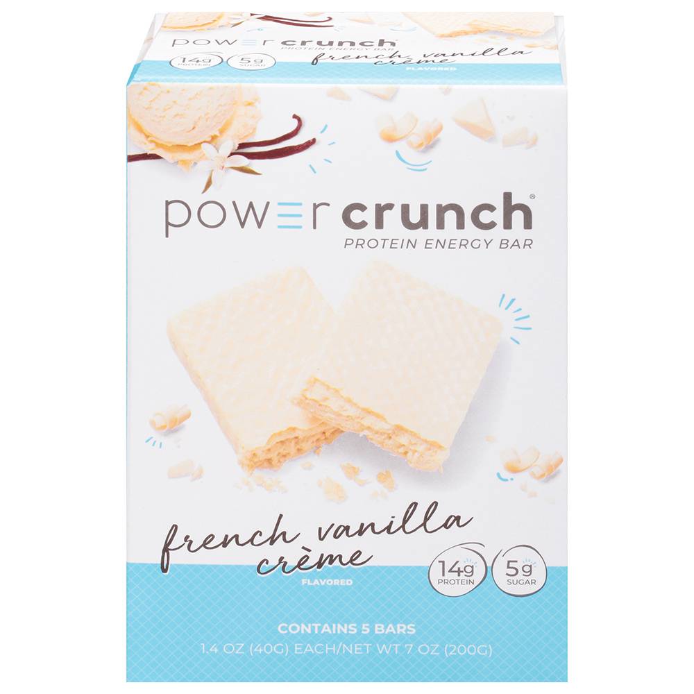 Power Crunch French Vanilla Creme Protein Energy Bar (7 oz)