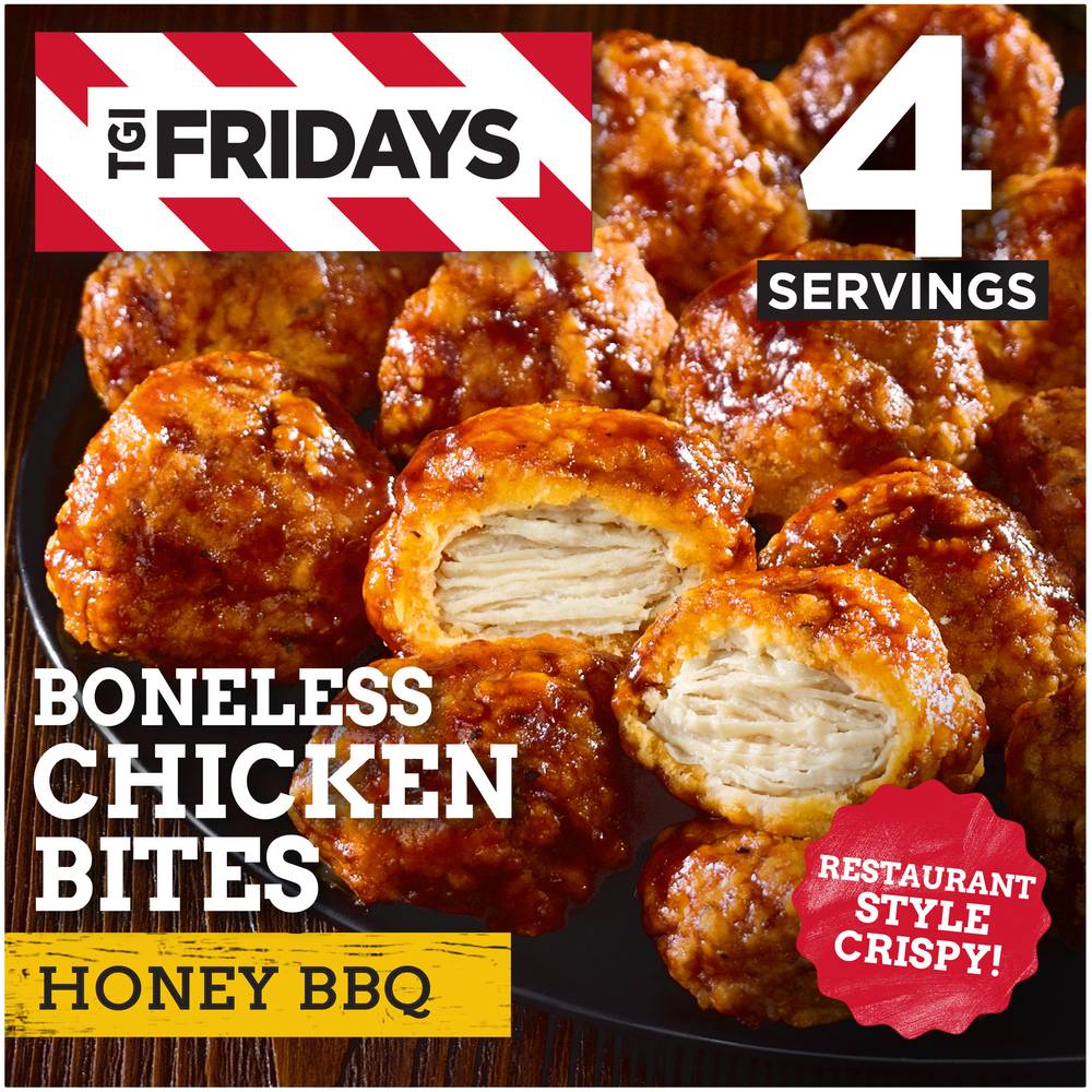 TGI Fridays Honey Bbq Boneless Chicken Bites Frozen Snacks (15 oz)