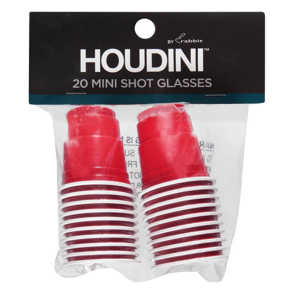 Houdini Red Cup Mini Shot Glasses