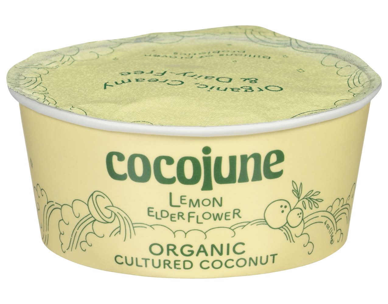 Cocojune Products, Llc Original Lemon Eldrflwr Cultured Coconut