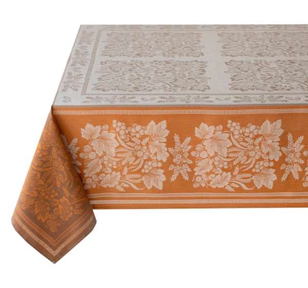 Woodland Fall Jacquard Tablecloth, 10x14