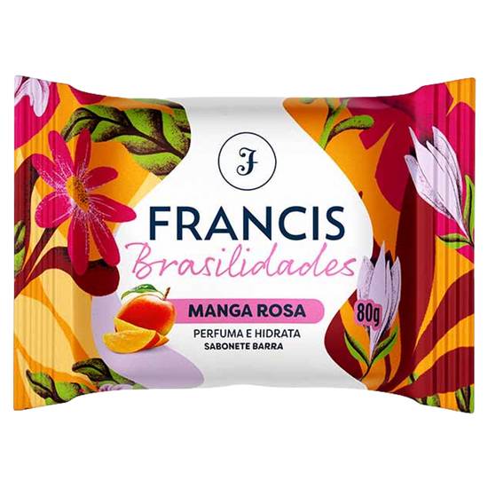 Francis sabonete em barrra manga rosa brasilidades (80 g)
