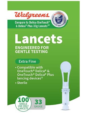 Walgreens Lancets 33 Gauge