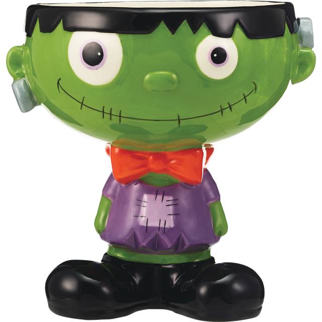 6”H Ceramic Halloween Candy Bowl