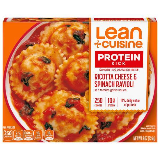 Lean Cuisine Protein Kick Cheese Ravioli (ricotta-spinach)
