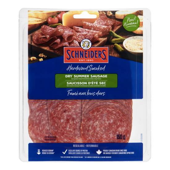 Schneiders Dry Summer Sausage (hardwood smoked )