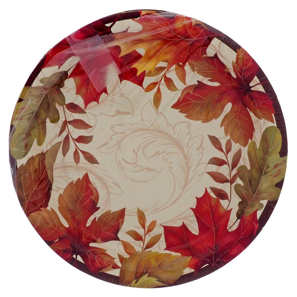 Thanksgiving-Paper Dessert Plates, 8pc