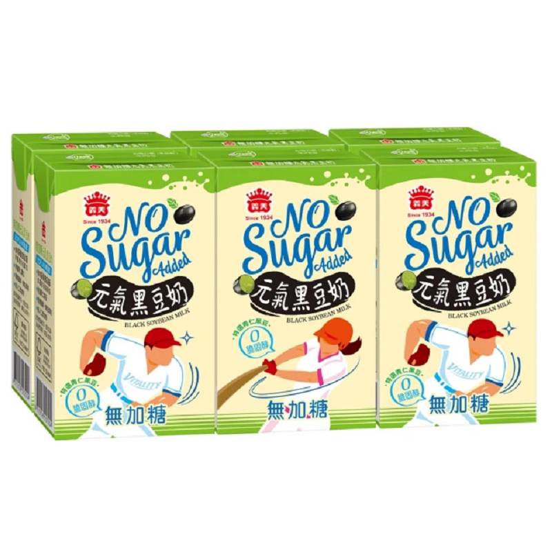 義美元氣黑豆奶(無加糖)250ml-6入 <250ml毫升 x 1 x 6BOTTLE��瓶>