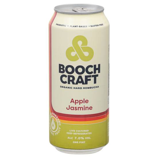 Booch Craft Organic Apple Jasmine Hard Kombucha (1 pint)