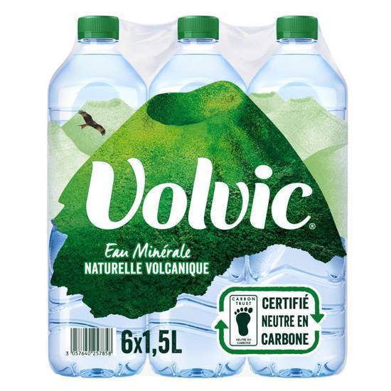 Volvic eau minérale naturelle plate 1.5 L