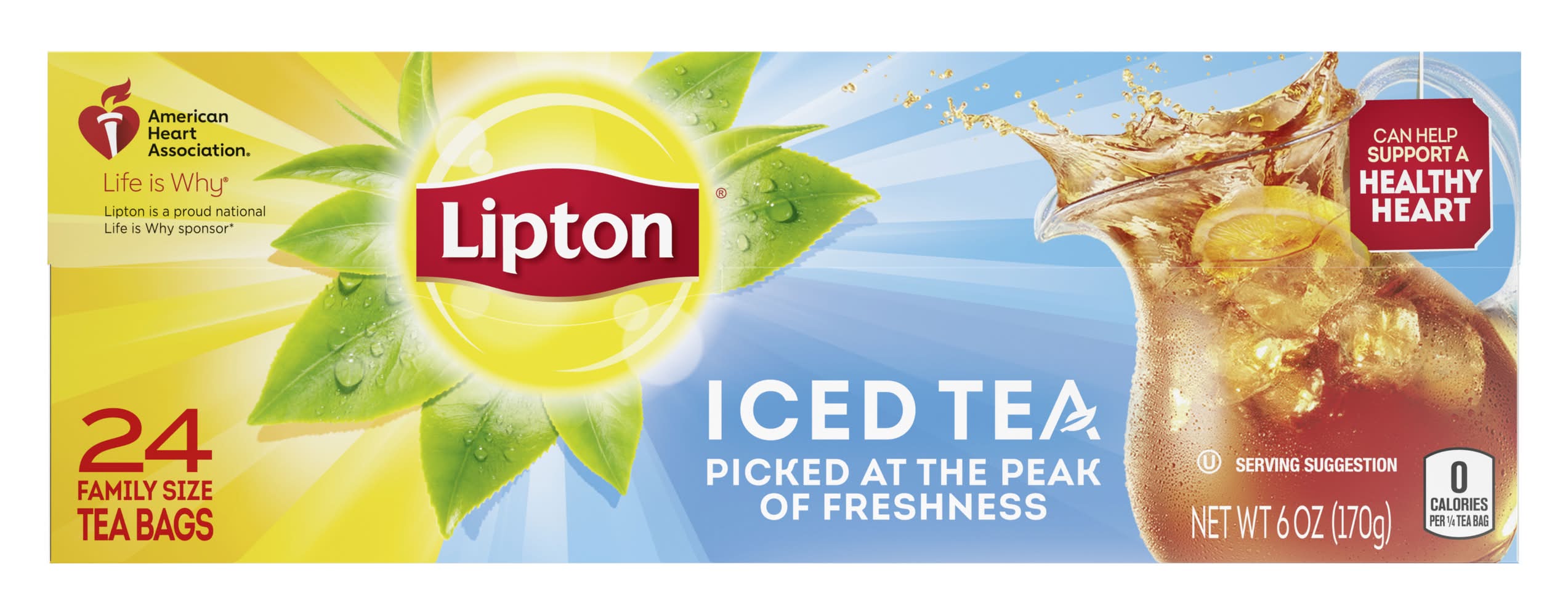 Lipton 100% Natural Iced Tea Bags (6 oz)