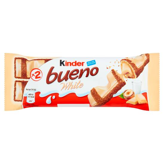 Kinder Bueno White Milk & Hazelnuts Chocolate (39g)