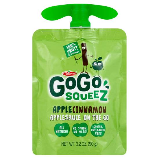 GoGO SqueeZ AppleCinnamon Applesauce On the Go 3.2oz