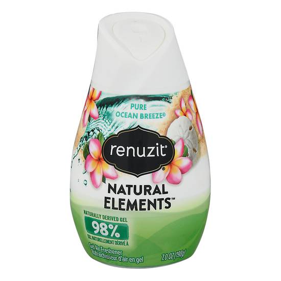 Renuzit Pure Ocean Breeze Natural Elements Gel Air Freshener (7 oz)