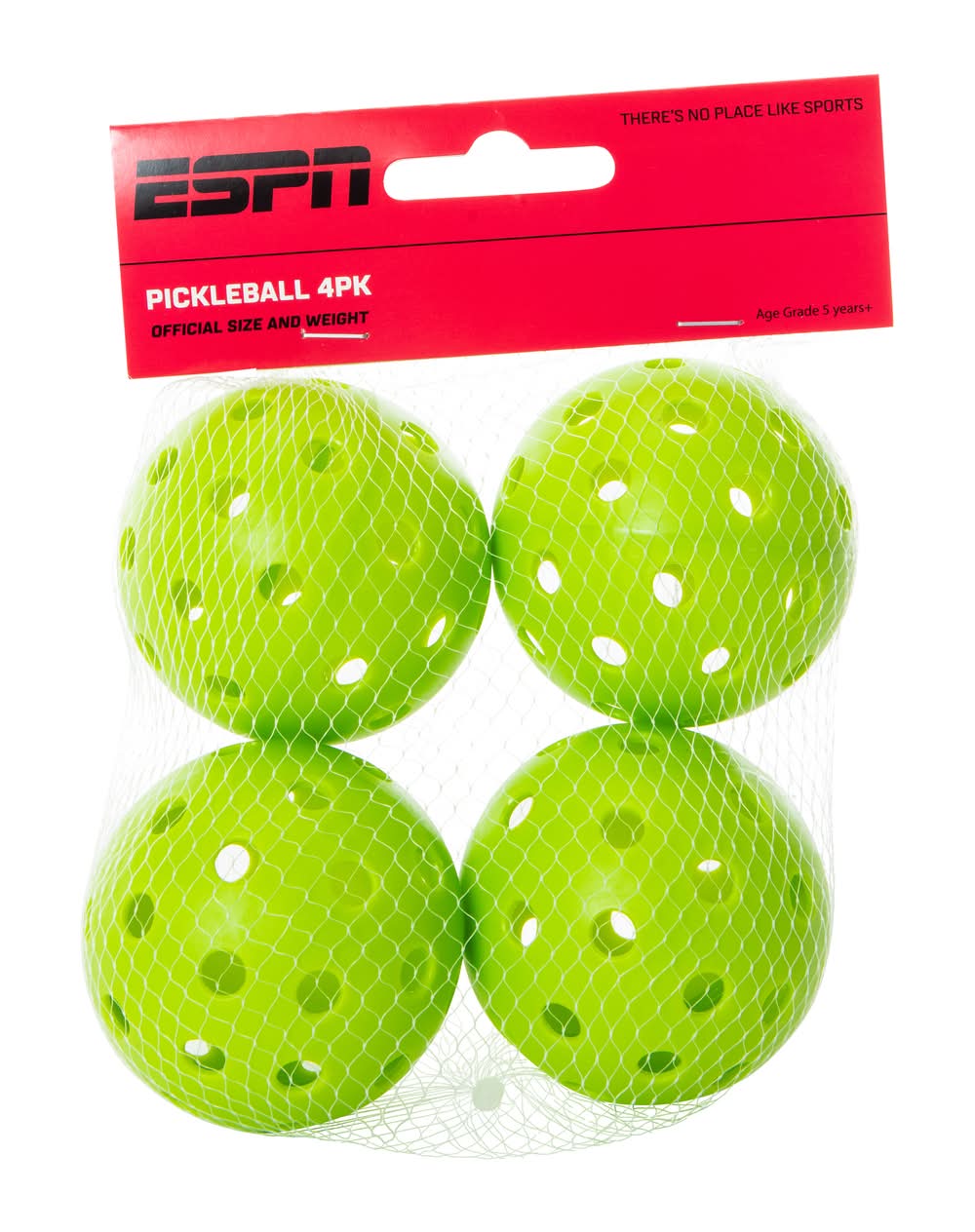 ESPN® Pickleball Balls 4-Pack Green