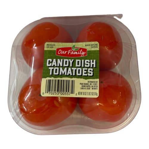 Our Family Candy Dish Tomatoes (18 oz)