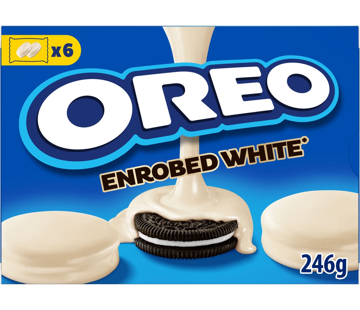 Oreo - Biscuits enrobés, chocolat blanc (6 x 2)