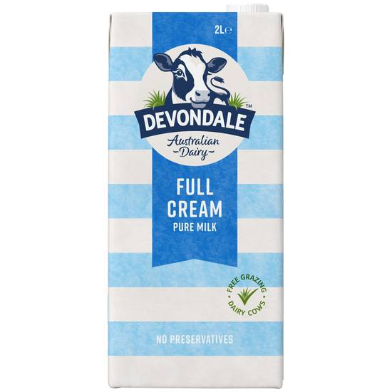 Devondale Full Cream Long Life Milk 2L