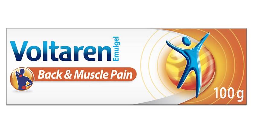 Voltaren Emulgel Back & Muscle Pain Gel 1.16% (100 g)