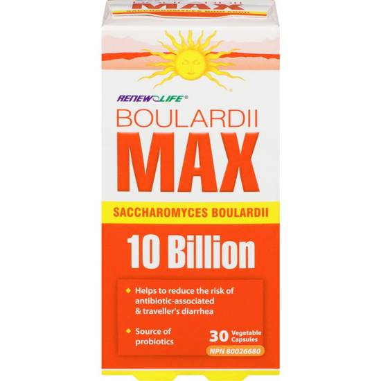 Renew Life Boulardii Max 10 Billion Capsules (30 units)