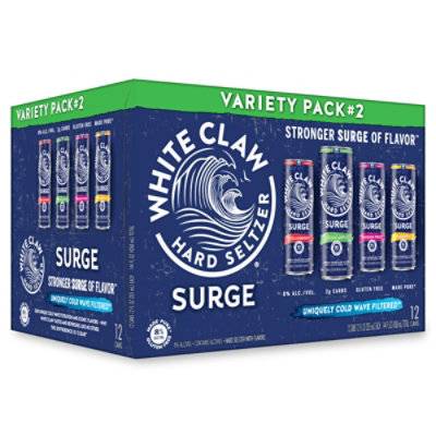 White Claw Surge Variety 2 In Cans - 12-12 Fl. Oz.