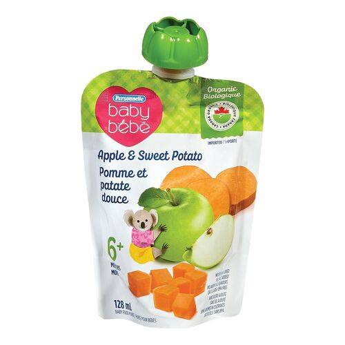 Personnelle Organic Baby Purée Apple & Sweet Potato (128 ml)