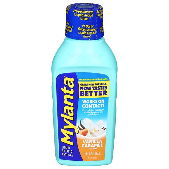 Mylanta Liquid Antacid + Anti-Gas (vanilla caramel)