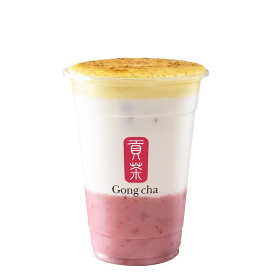 Creme Brulee Strawberry Latte
