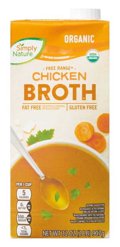 Simply Nature Organic Broth, Chicken (32 oz)