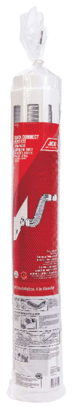 ACE 96 In. L X 4 In. D Silver/White Aluminum Connector Kit