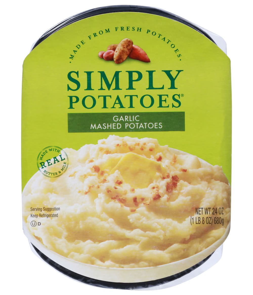 Simply Potatoes Mashed Potatoes, Garlic (24 oz)