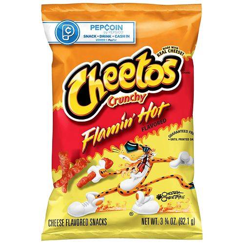 Cheetos Crunchy Snacks Flamin Hot - 3.25 OZ