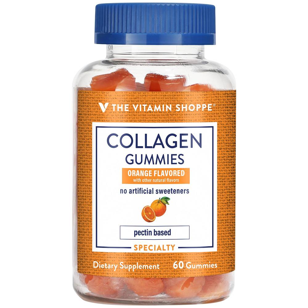 The Vitamin Shoppe Collagen Gummies, Orange (60 ct)