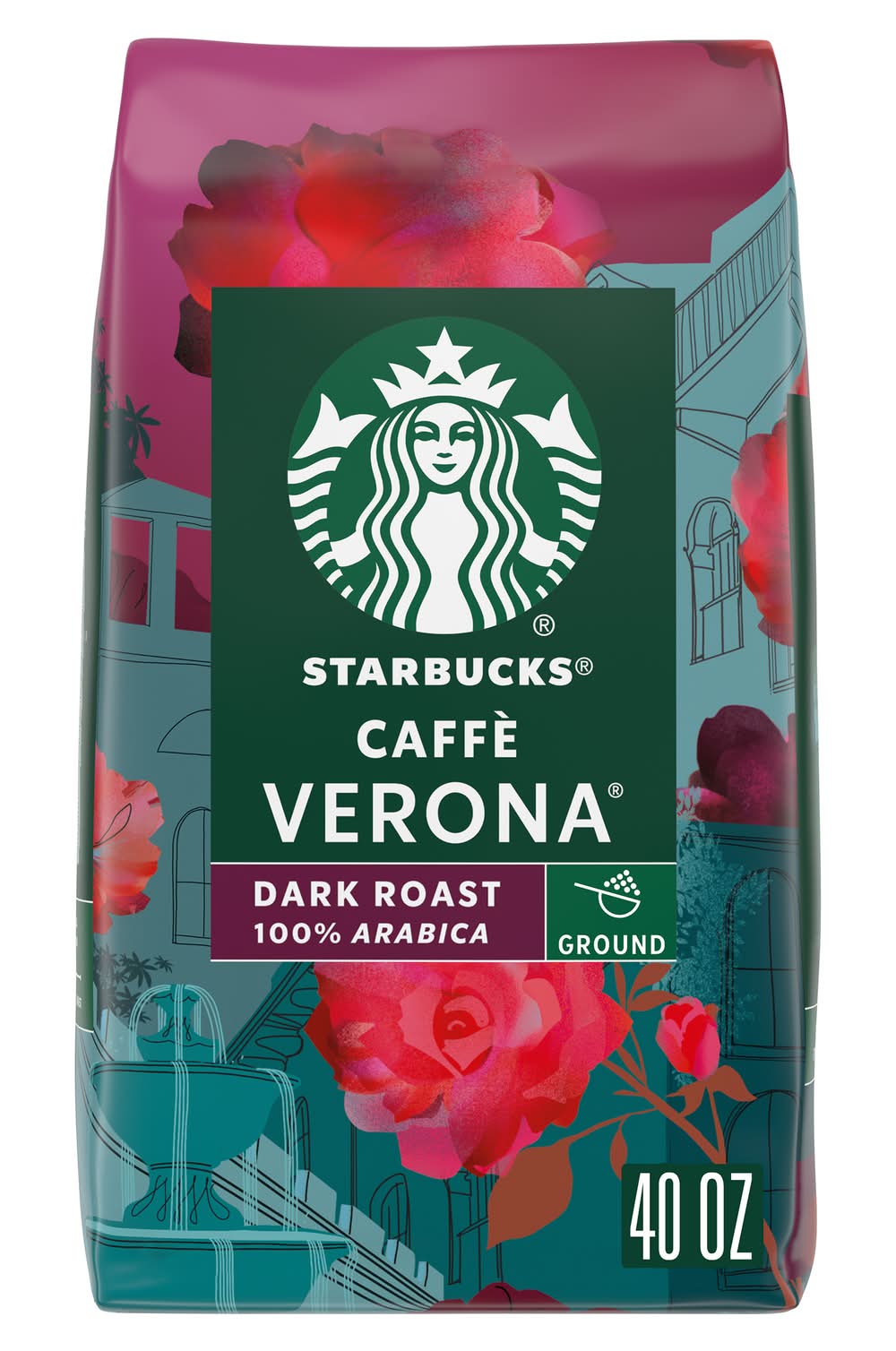 Starbucks Dark Roast Verona Ground Coffee (2.5 lbs)