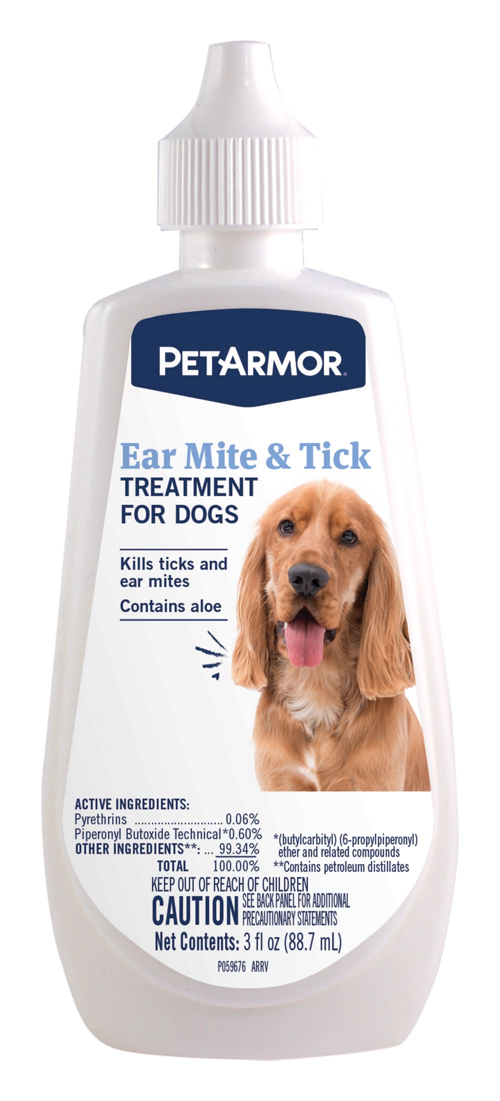 PetArmor Ear Mite & Tick Treatment For Dogs (3 oz)