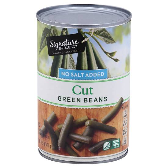 Signature Select Beans Green Cut No Salt Added (14.5 oz)