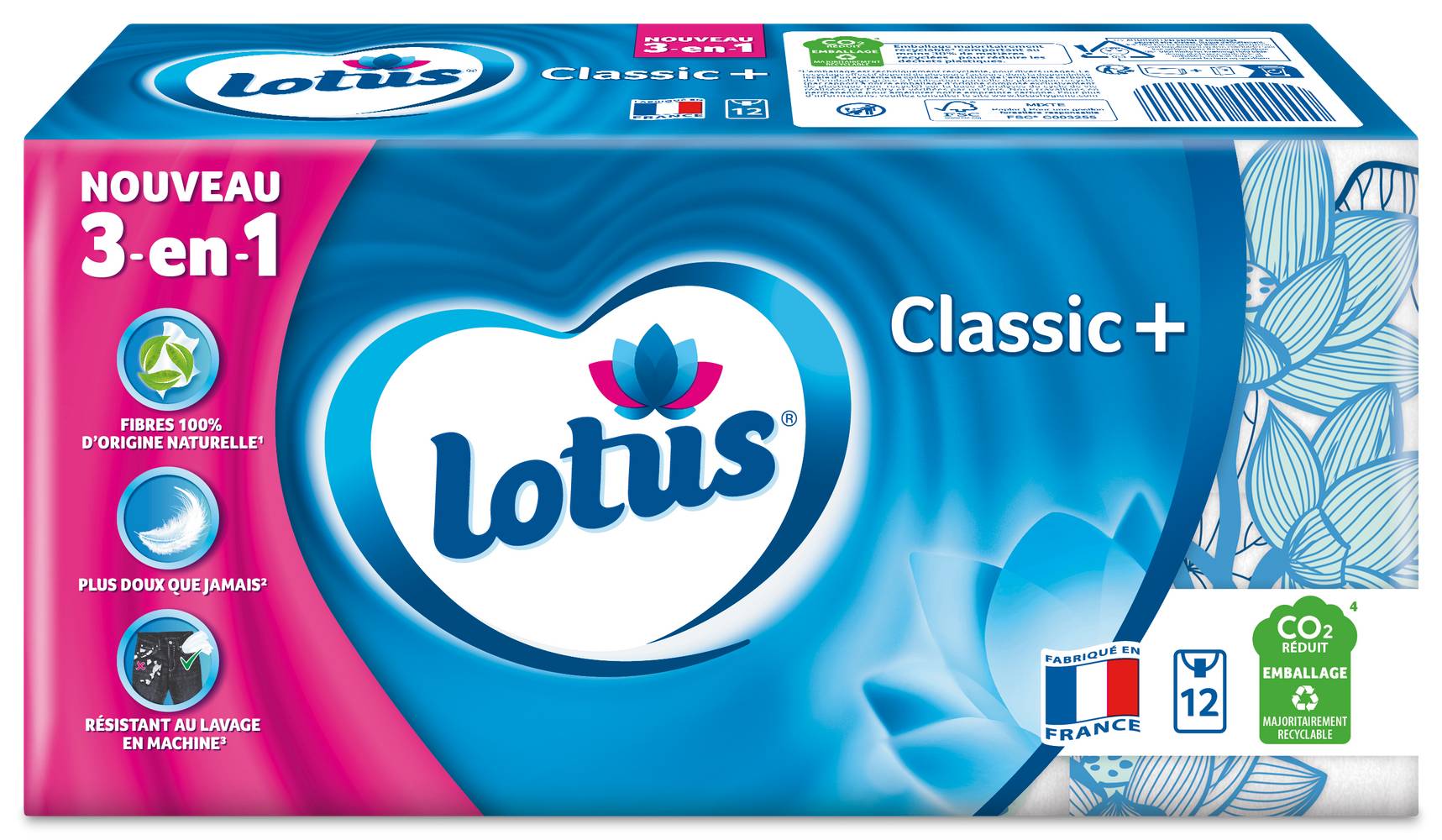 Lotus - Etuis mouchoirs classic+ 3 en 1 (12)