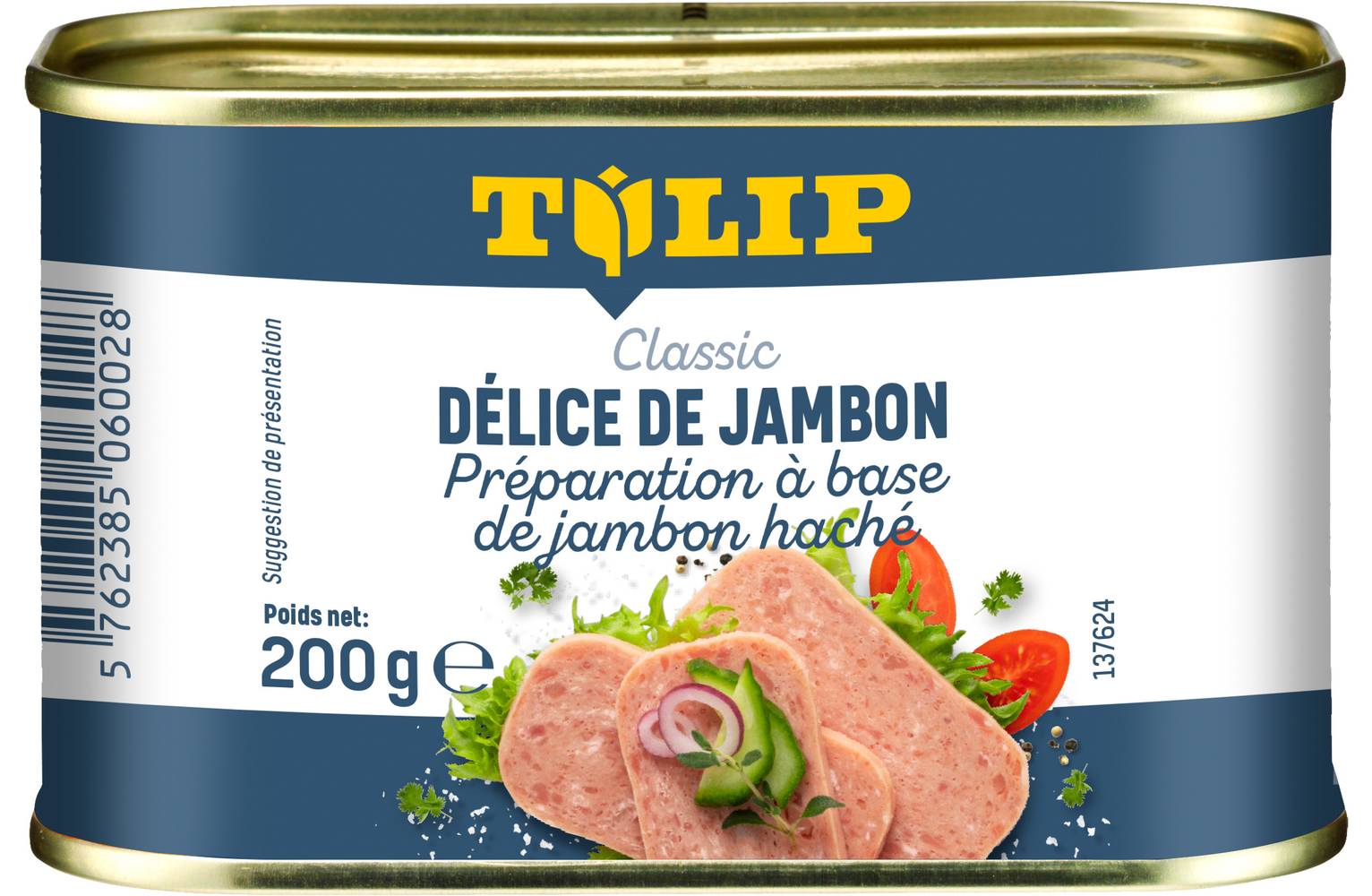 Tulip - Pâté délice de jambon haché (200g)