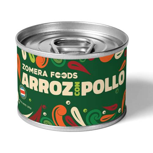Zomera Foods Arroz Con Pollo Lata 160 Gr