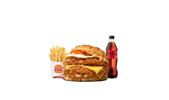 Menú Stacker Huevo Doble Pollo