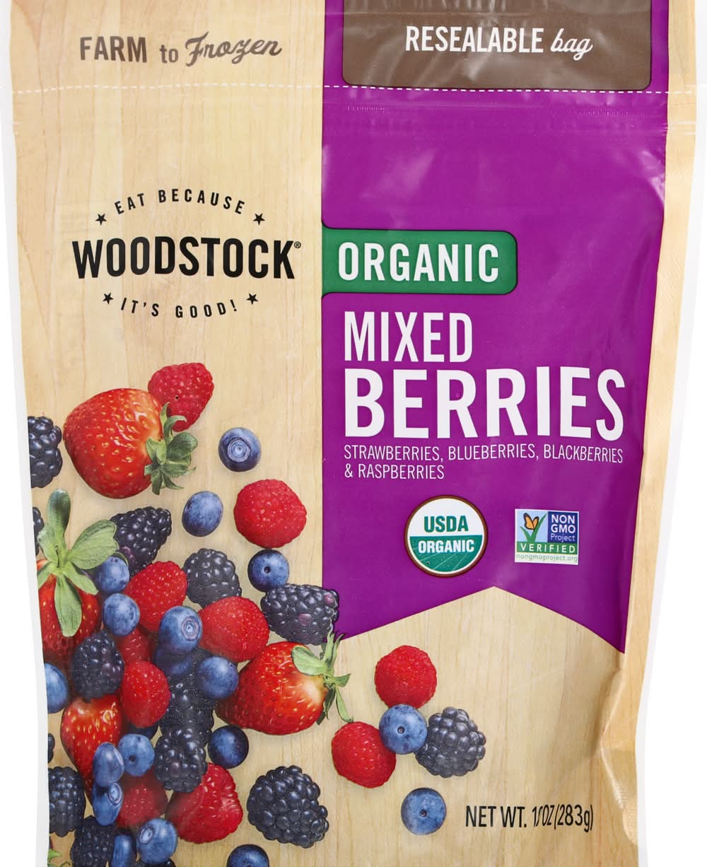 Woodstock Organic Mixed Berries, Assorted (10 oz)