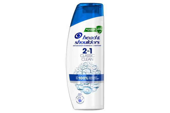 Head & Shoulders Classic Clean 2in1 Anti Dandruff Shampoo & Conditioner 225ml