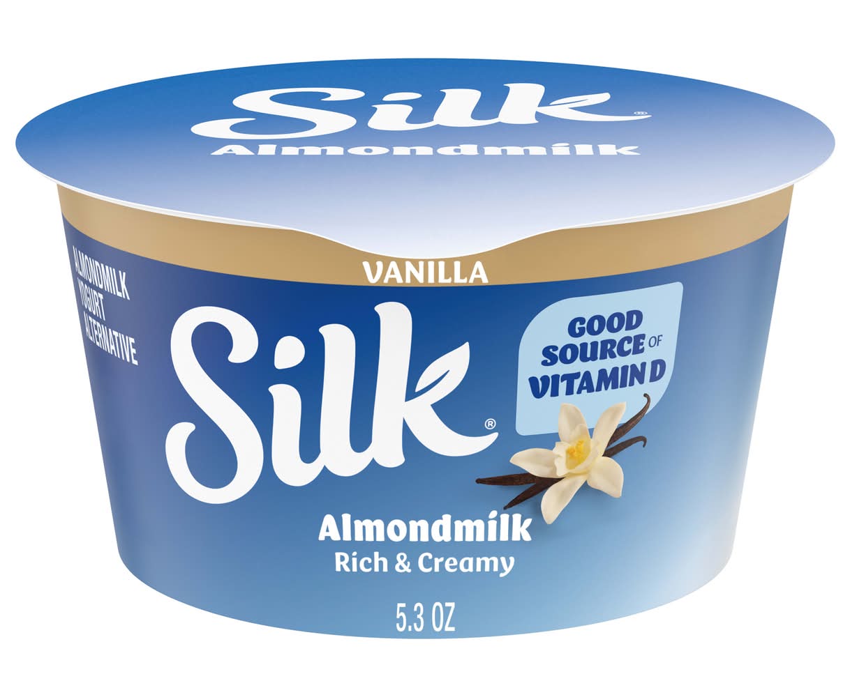Silk Almondmilk Rich & Creamy Yogurt Alternative, Vanilla (5.3 oz)