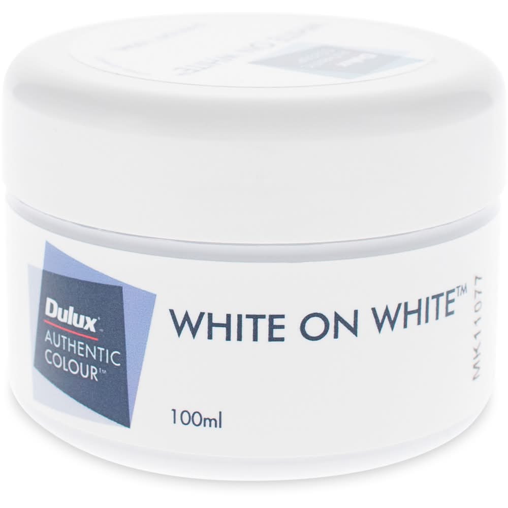 Dulux 100ml White On White Sample Pot