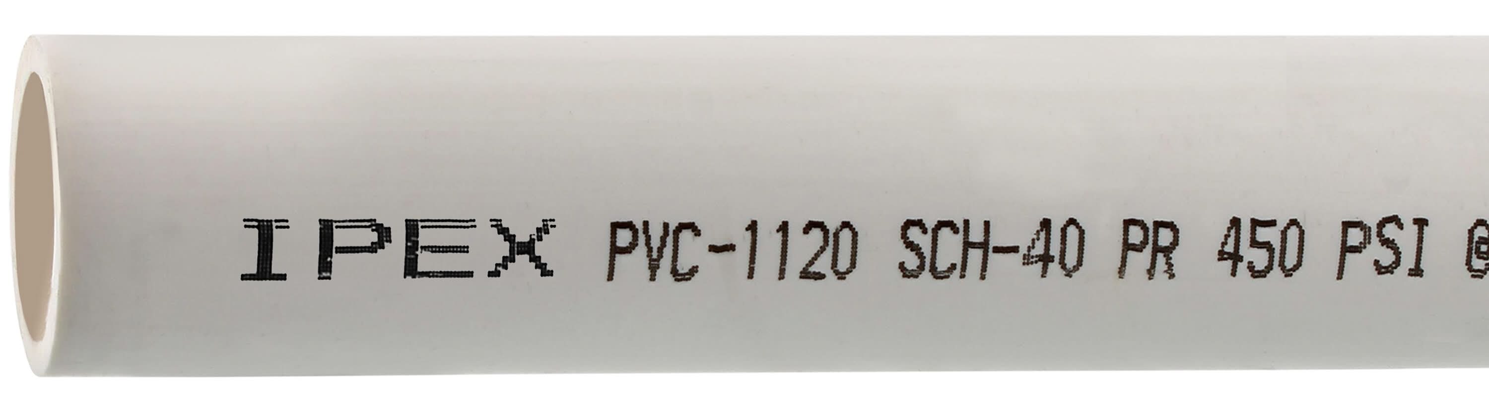 IPEX 1-in x 10-ft 450 Psi Schedule 40 PVC Pipe