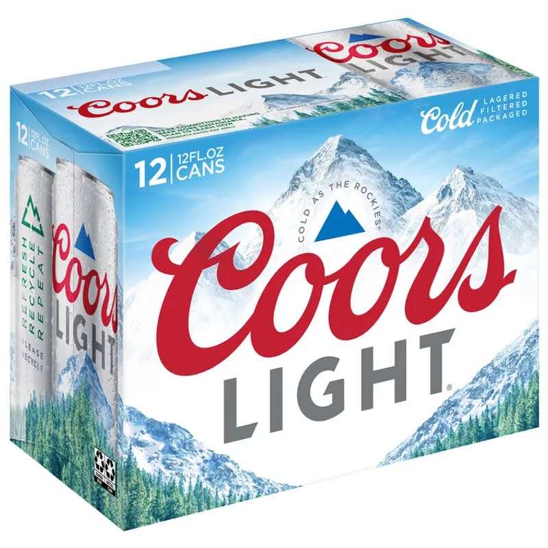 Coors Light Beer - 12 Pack