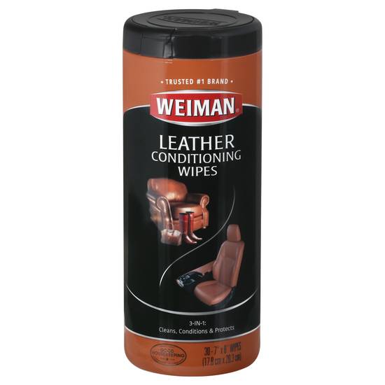 Weiman Leather Conditioning Wipes (30 ct)