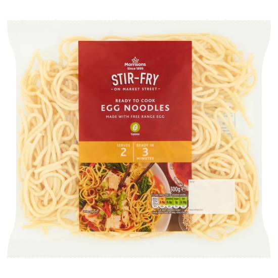 Morrisons Stir-Fry on Market Street Egg Noodles (300g)
