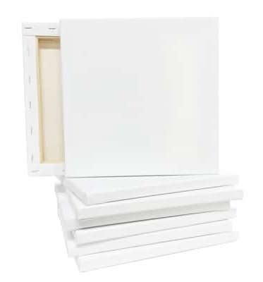 Artist's Loft Super Value Canvas, 10x10 in, White (8 ct)